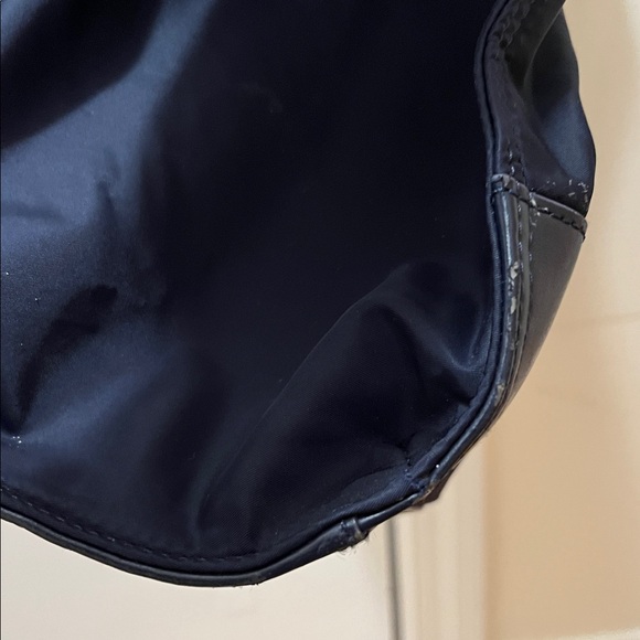 Tory Burch Large Navy Nylon and Leather Tote - Picture 6 of 16